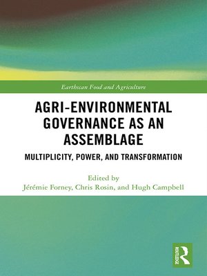 cover image of Agri-environmental Governance as an Assemblage